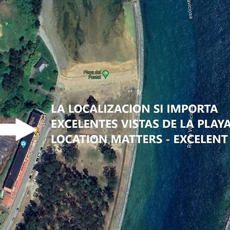 Playa Del Puntal I Villaviciosa Primera Linea Playa Kültér fotó