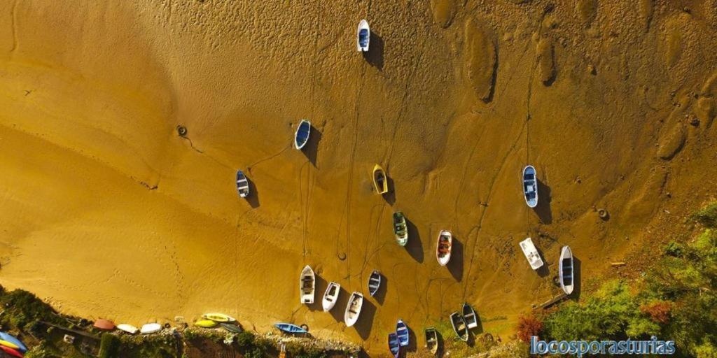 Playa Del Puntal I Villaviciosa Primera Linea Playa Kültér fotó