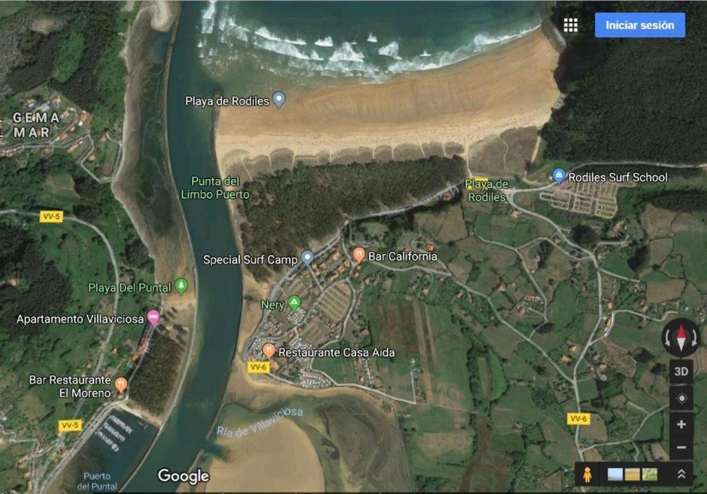 Playa Del Puntal I Villaviciosa Primera Linea Playa Kültér fotó
